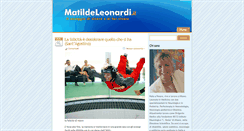 Desktop Screenshot of matildeleonardi.it